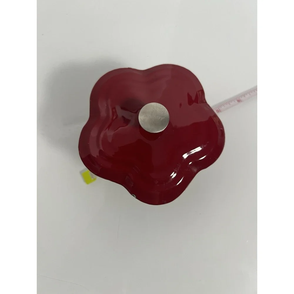 BergHOFF Enamel on Cast Iron Individual Baker, Flower Shape,‎ RED
